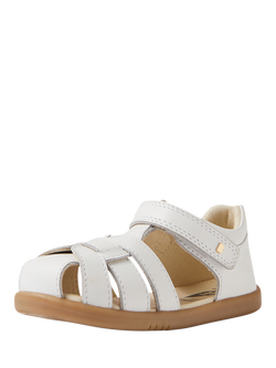 Bobux Kids' Skip Twist I-Walk Leather Sandals - view 2, White