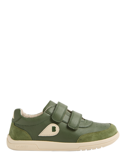 Bobux Kids' Champ Kid+ Leather Trainers, Bronze Green