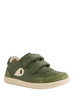 Bobux Kids' Champ Kid+ Leather Trainers - view 2, Bronze Green