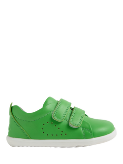 Bobux Kids' Grass Court I-Walk Trainers, Retro Green