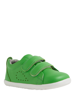 Bobux Kids' Grass Court I-Walk Trainers - view 2, Retro Green