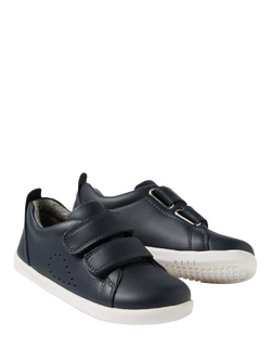 Bobux Kids' Grass Court I-Walk Trainers - view 2, Navy