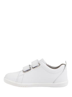 Bobux Kids' Grass Court Kid+ Trainers - view 2, Optical White