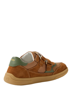 Bobux Kids' Hunter I-Walk Leather Trainers - view 2, Caramel/Bronze