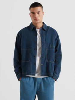 Farah Mattison Cotton Regular Fit Shirt, Aegean Blue, Aegean Blue