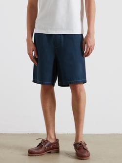 Farah Swinton Drawstring Shorts, Aegean Blue, Aegean Blue