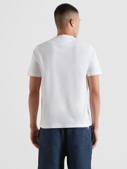Farah Clissold Cotton Regular Fit Short Sleeve Logo T-Shirt, White - view 2, White