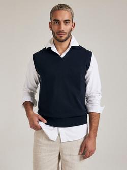 SALTS Unisex Polo Tank, Navy