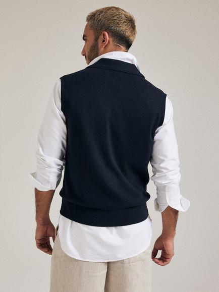 SALTS Unisex Polo Tank - view 2, Navy