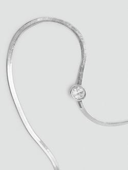 Mango Chain Waist Belt, Silver - view 2, Silver