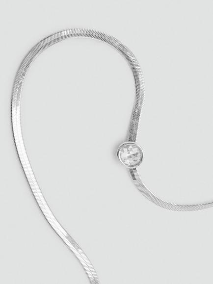 Mango Chain Waist Belt, Silver - view 2, Silver