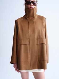 Mango Parka Coat, Tobacco, Tobacco