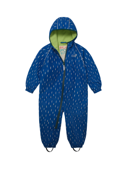 Muddy Puddles Eco Splash AIl In One Puddlesuit, Blue/White, Blue/White