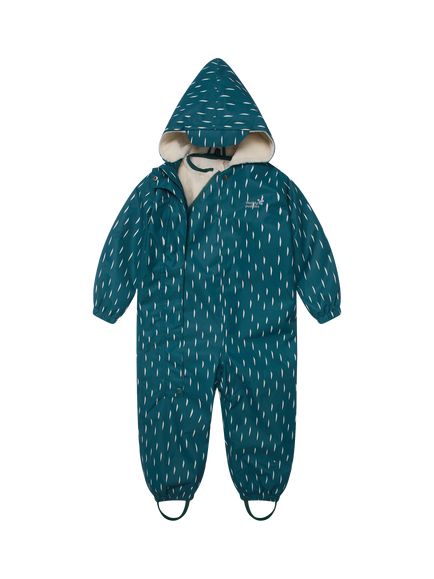 Muddy Puddles Kids' Scampsuit, Green, Green/Multi