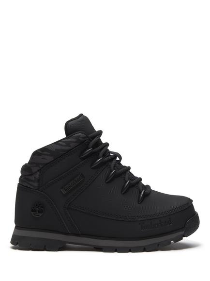Timberland Kids' Euro Hiker Boots, Black Helcor, Black Helcor
