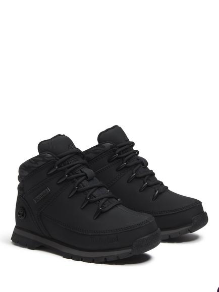 Timberland Kids' Euro Hiker Boots, Black Helcor - view 2, Black Helcor