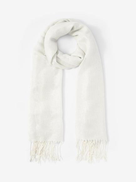 Mint Velvet Metallic Lightweight Scarf, Gold, Gold
