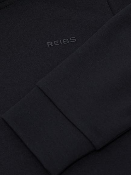 Reiss Kids' Mantel Interlock Logo Hoodie, Navy - view 2, Navy