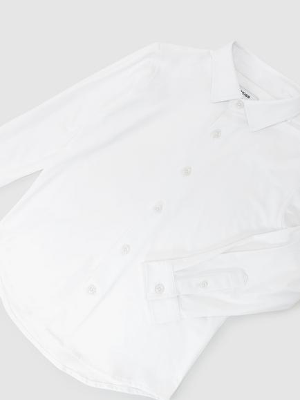 Reiss Kids' Voyager Long Sleeve Shirt, White - view 2, White