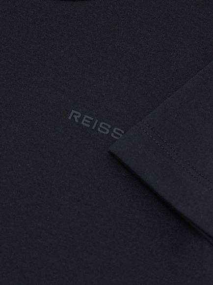 Reiss Kids' Wesley Logo T-Shirt, Navy - view 2, Navy