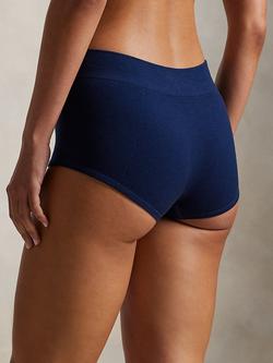 Polo Ralph Lauren Ribbed Seamless Short Knickers - view 2, Navy