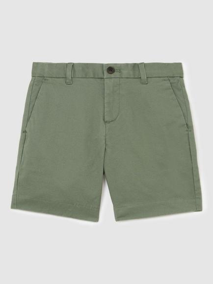 Reiss Kids' Wicket Chino Shorts, Sage, Sage