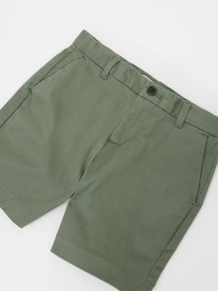 Reiss Kids' Wicket Chino Shorts, Sage - view 2, Sage
