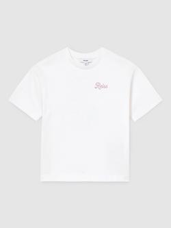 Reiss Kids' Ice Lolly-Print T-Shirt, Optic White, Optic White