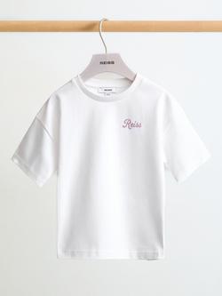 Reiss Kids' Ice Lolly-Print T-Shirt, Optic White - view 2, Optic White