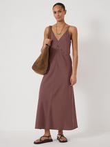 chinese dress ladies Gabriette White Linen Blend Mini Dress - US 12