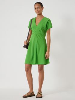 HUSH Grace A-Line Mini Dress containing LENZING™ ECOVERO™ Viscose, Lime Green, Lime Green