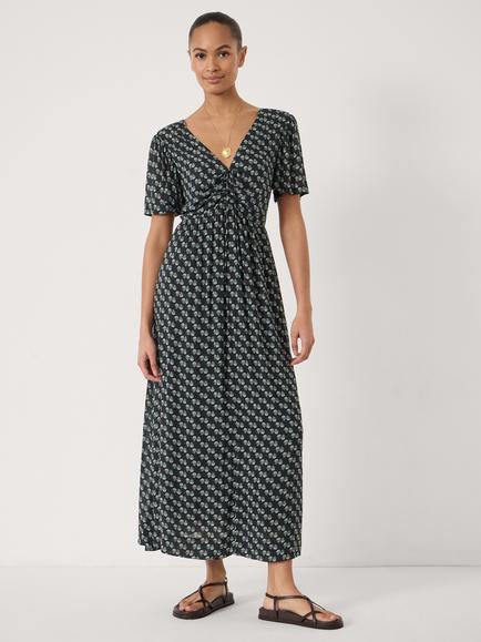 HUSH Nelle Maxi Dress, Blue/Multi, Blue/Multi