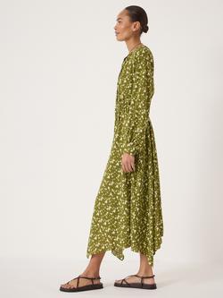 HUSH Odelia Floral Chiffon Dress, Green - view 2, Green