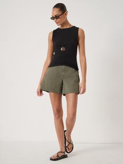 HUSH Bryce A-Line Shorts, Sage Green - view 2, Sage Green