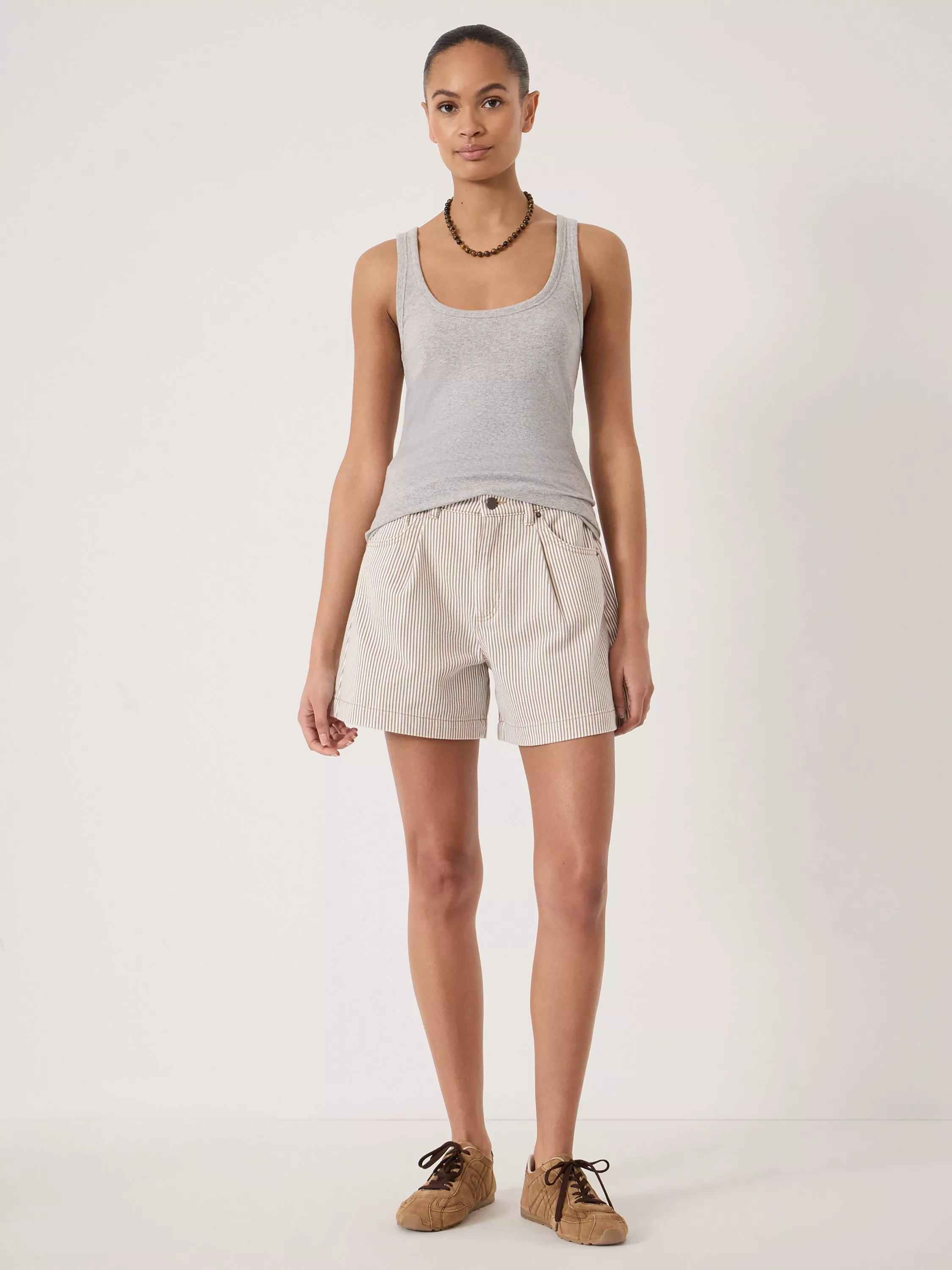 WDIRARA Girls’ Baggy Denim Bermuda Shorts – Bowknot Side Striped With Raw Hem