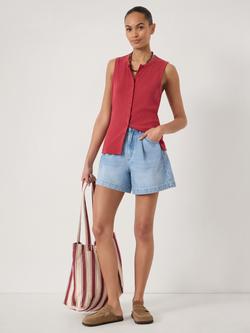 HUSH Larissa Denim Shorts - view 2, Light Blue Authentic