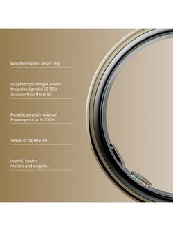 Oura Ring 5 Health & Fitness Tracker Smart Ring - view 2, Gold