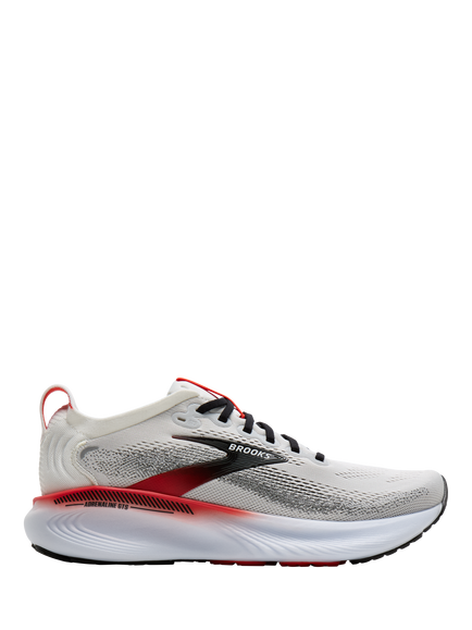 Brooks Adrenaline GTS Men's Sports Shoes, White/Black/Red, White/Black/Red
