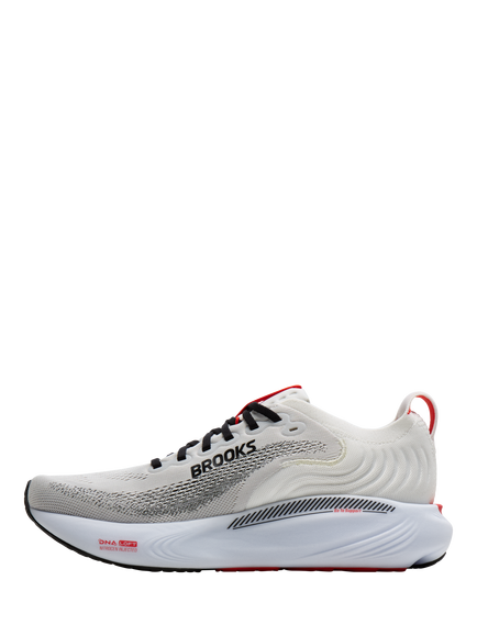 Brooks Adrenaline GTS Men's Sports Shoes, White/Black/Red - view 2, White/Black/Red