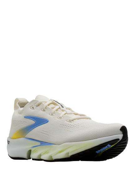 Brooks Glycerin Flex Men's Sports Shoes, Wht/Cyber/Nightlife - view 2, Wht/Cyber/Nightlife