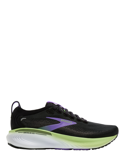 Brooks Adrenaline GTS Women's Sports Shoes, Blk/Pearl/Purple, Blk/Pearl/Purple