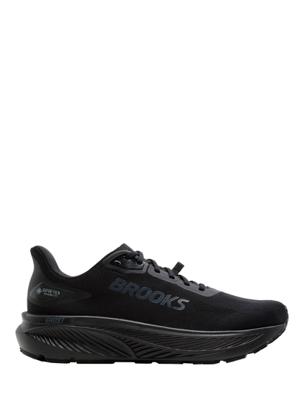 Brooks Ghost GTX Women's Sports Shoes, Black/Black/Ebony, Black/Black/Ebony
