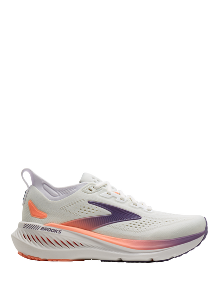 Brooks Glycerin GTS 23 Women's Sports Shoes, Wht/Mld Grape/Clr, Wht/Mld Grape/Clr