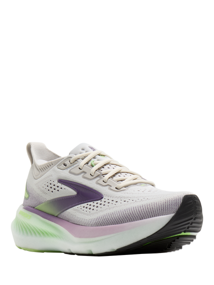 Brooks Glycerin 23 Women's Sports Shoes, Antarc/Grape/Gecko - view 2, Antarc/Grape/Gecko