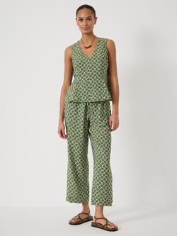 HUSH Sybil Seashell Godet Top containing LENZING™ ECOVERO™ Viscose, Seashell Green - view 2, Seashell Green