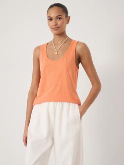 HUSH Cotton Slub Tank Top, Dusty Orange, Dusty Orange