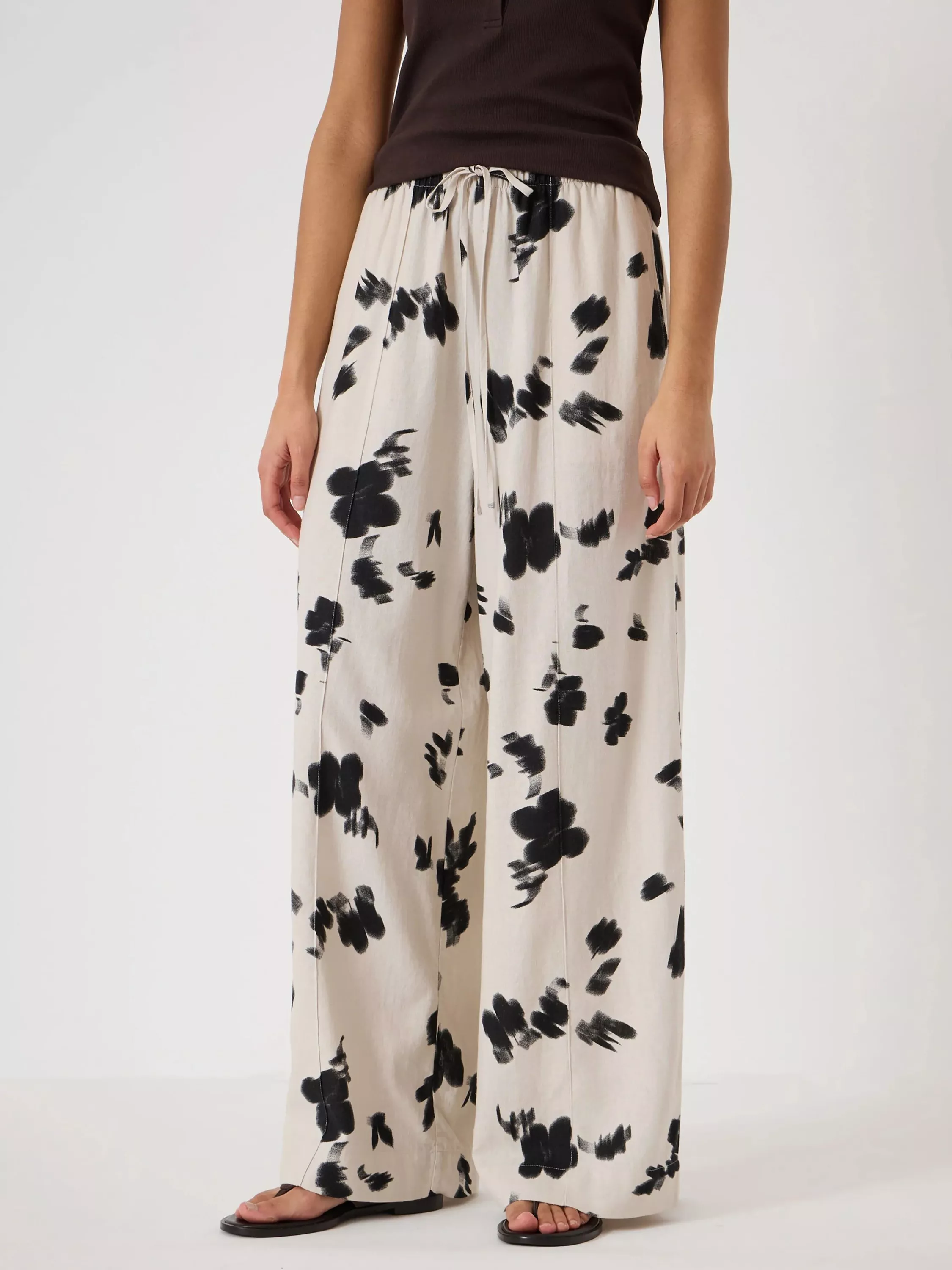 HUSH Petunia Wide Leg Trousers containing LENZING™ ECOVERO™ Viscose