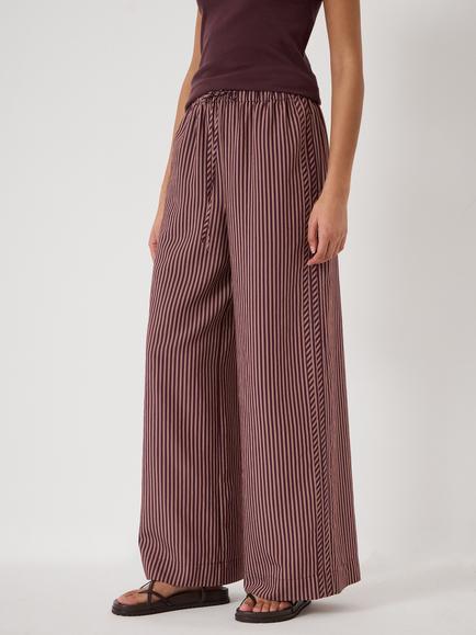 HUSH Petunia Trousers, Burgundy, Burgundy