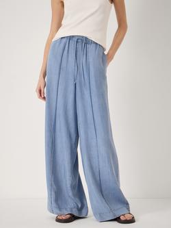 HUSH Petunia Chambray Trousers, Light Washed Denim, Light Washed Denim