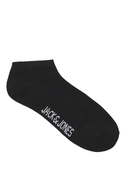 Jack & Jones Kids' Trainer Socks, Pack of 5, Black - view 2, Black
